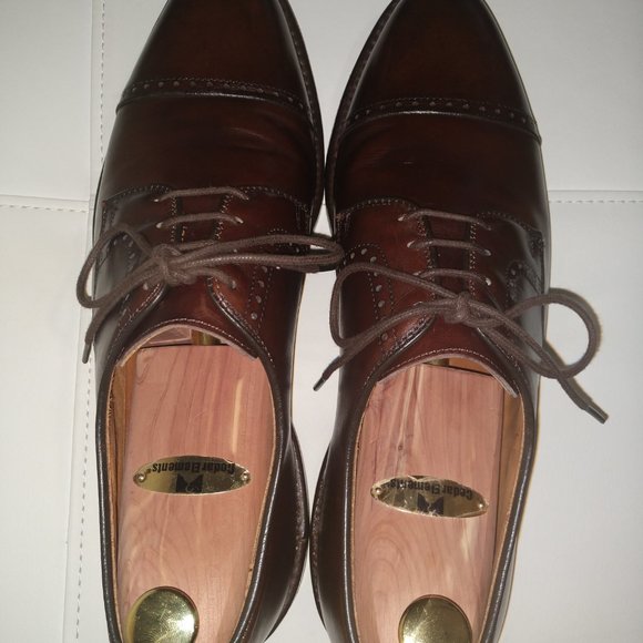Allen Edmonds brown captoe derby Men\'s 12B main image 6